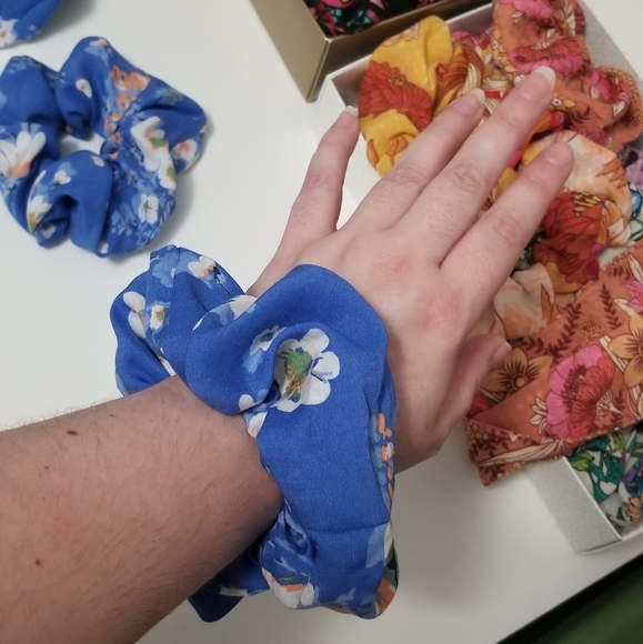 Spell and the Gypsy Collective Blue Sundancer Scrunchies - Picture 2 of 4